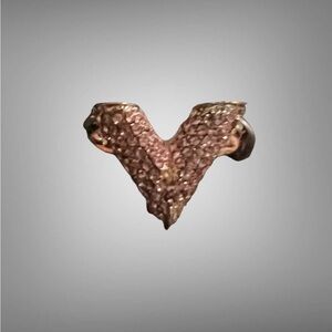 Louis Vuitton Pink Rhinestone V Ring